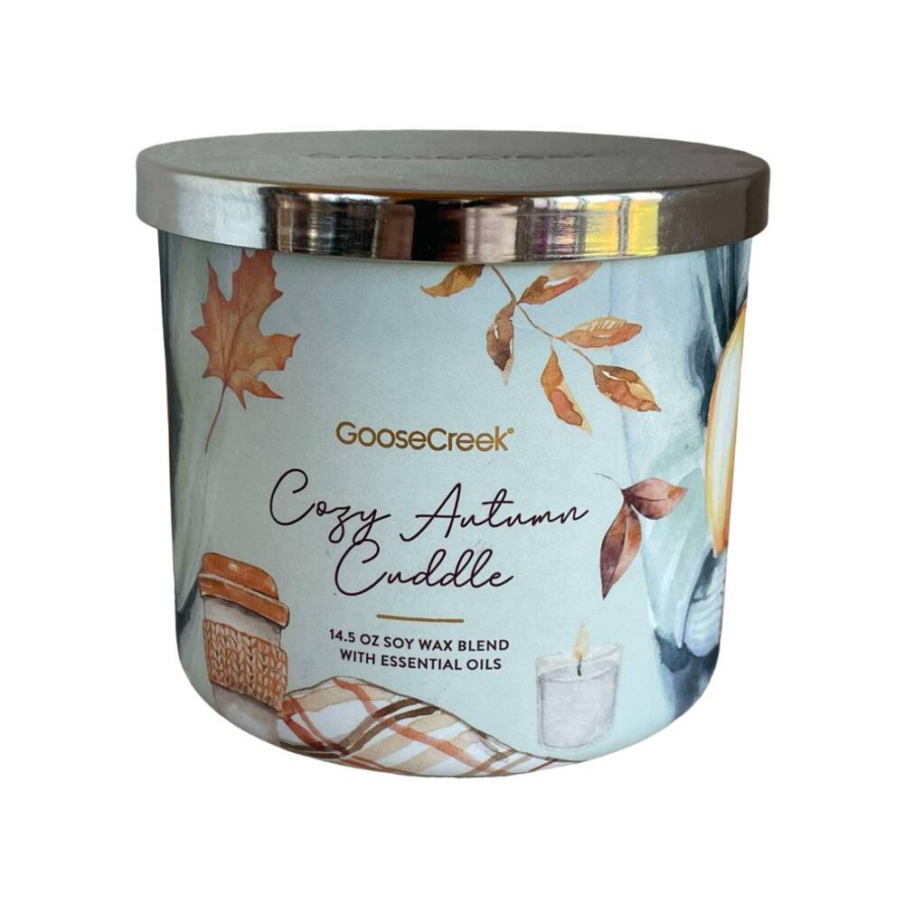 Goose Creek Cozy Autumn Cuddle świeca sojowa 3 knoty 411g