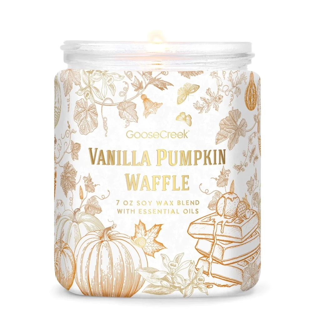 Goose Creek Vanilla Pumpkin Waffle mała świeca zapachowa 198g