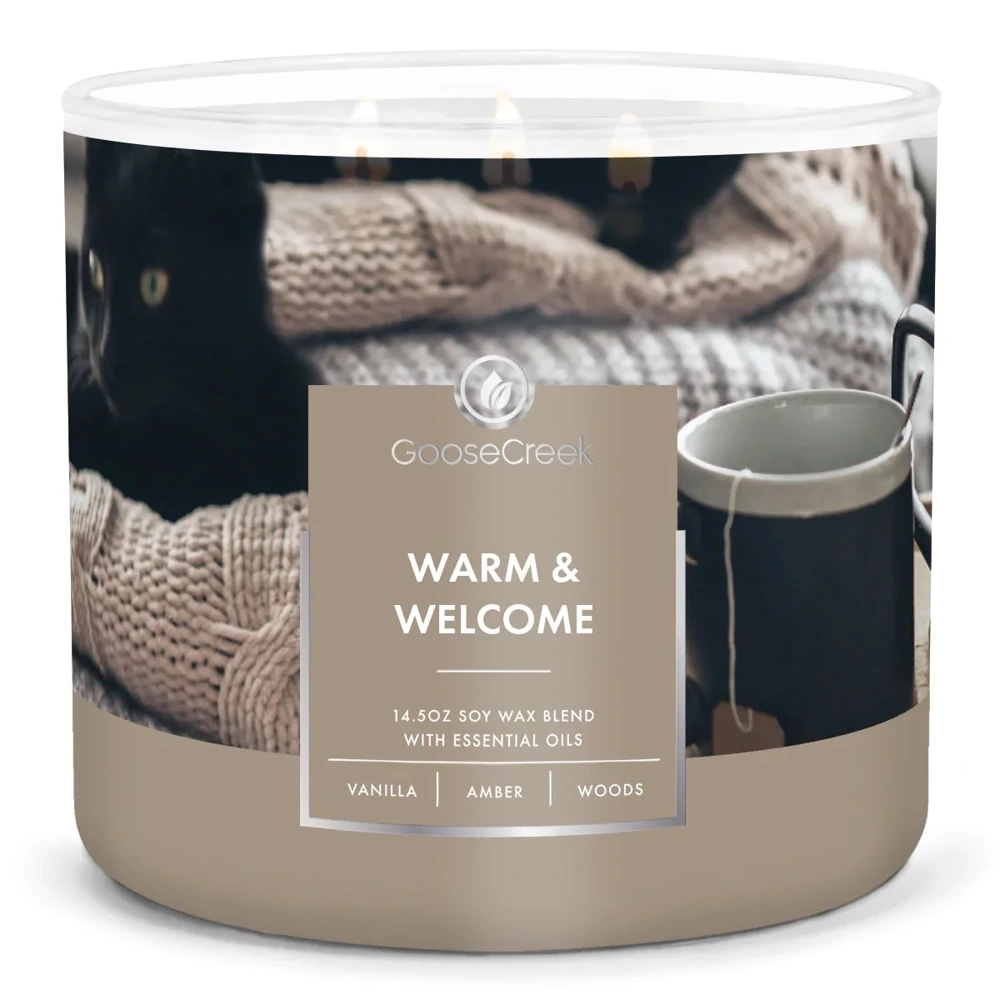 Goose Creek Warm Welcome świeca sojowa 3 knoty 411g