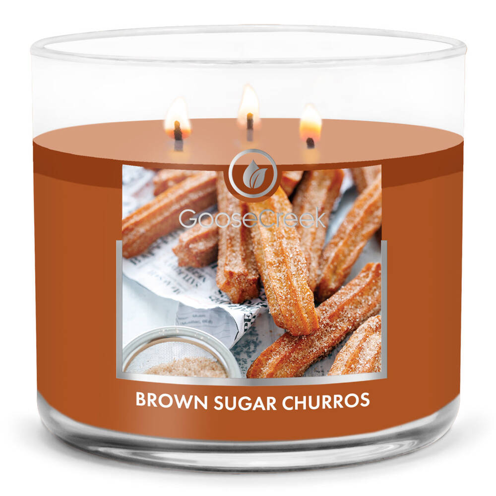 Goose Creek świeca sojowa 3 knoty Brown Sugar Churros