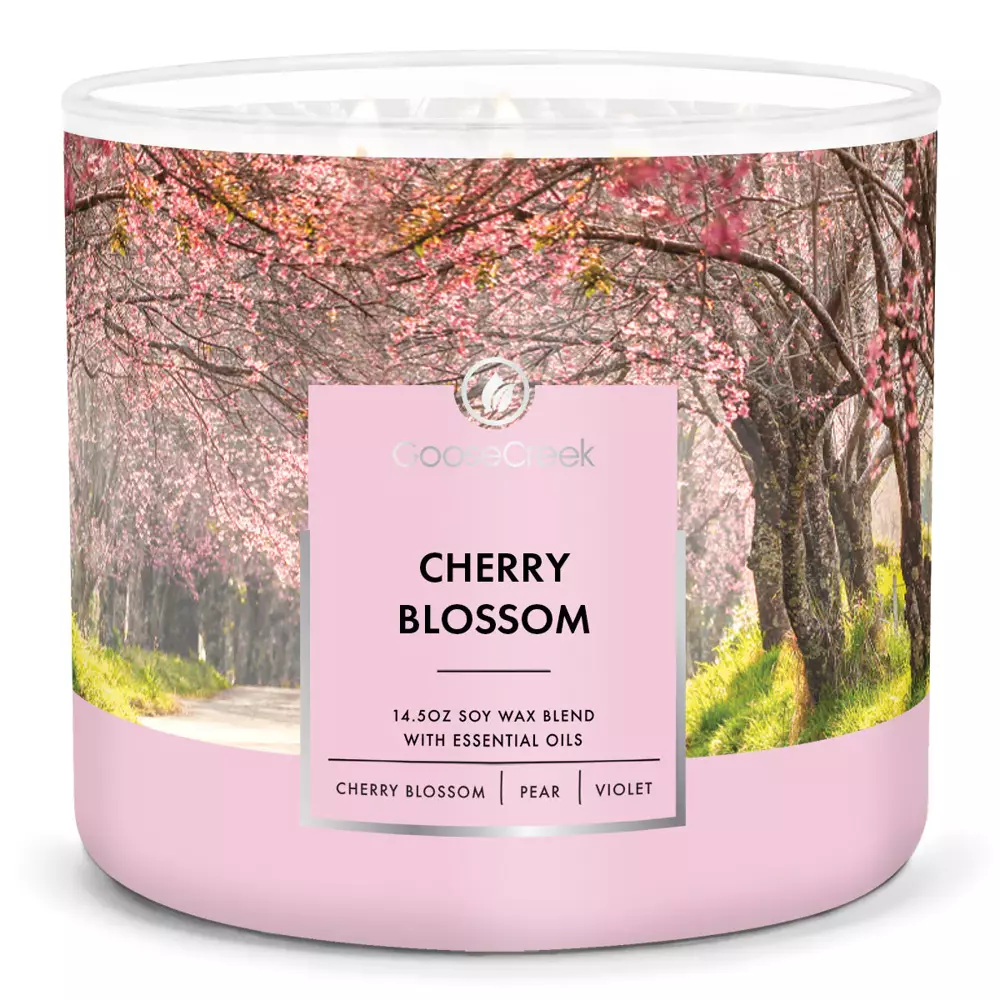 Goose Creek świeca sojowa 3 knoty Cherry Blossom