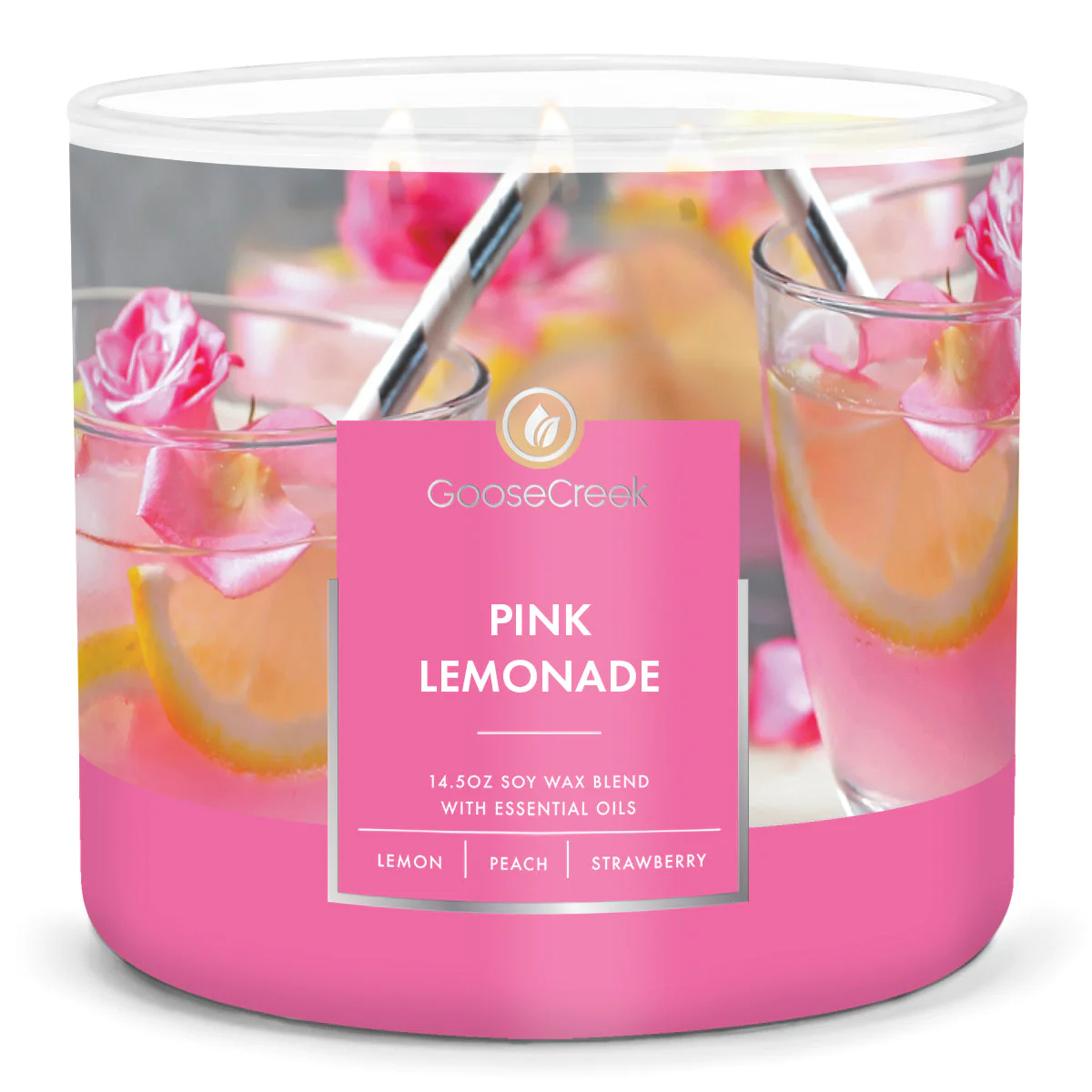 Goose Creek świeca sojowa 3 knoty Pink Lemonade