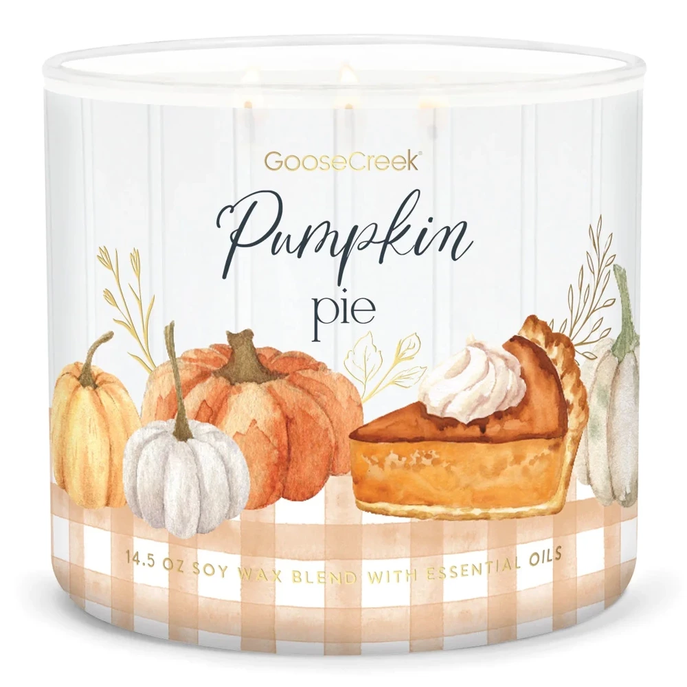 Goose Creek świeca sojowa 3 knoty Pumpkin Pie