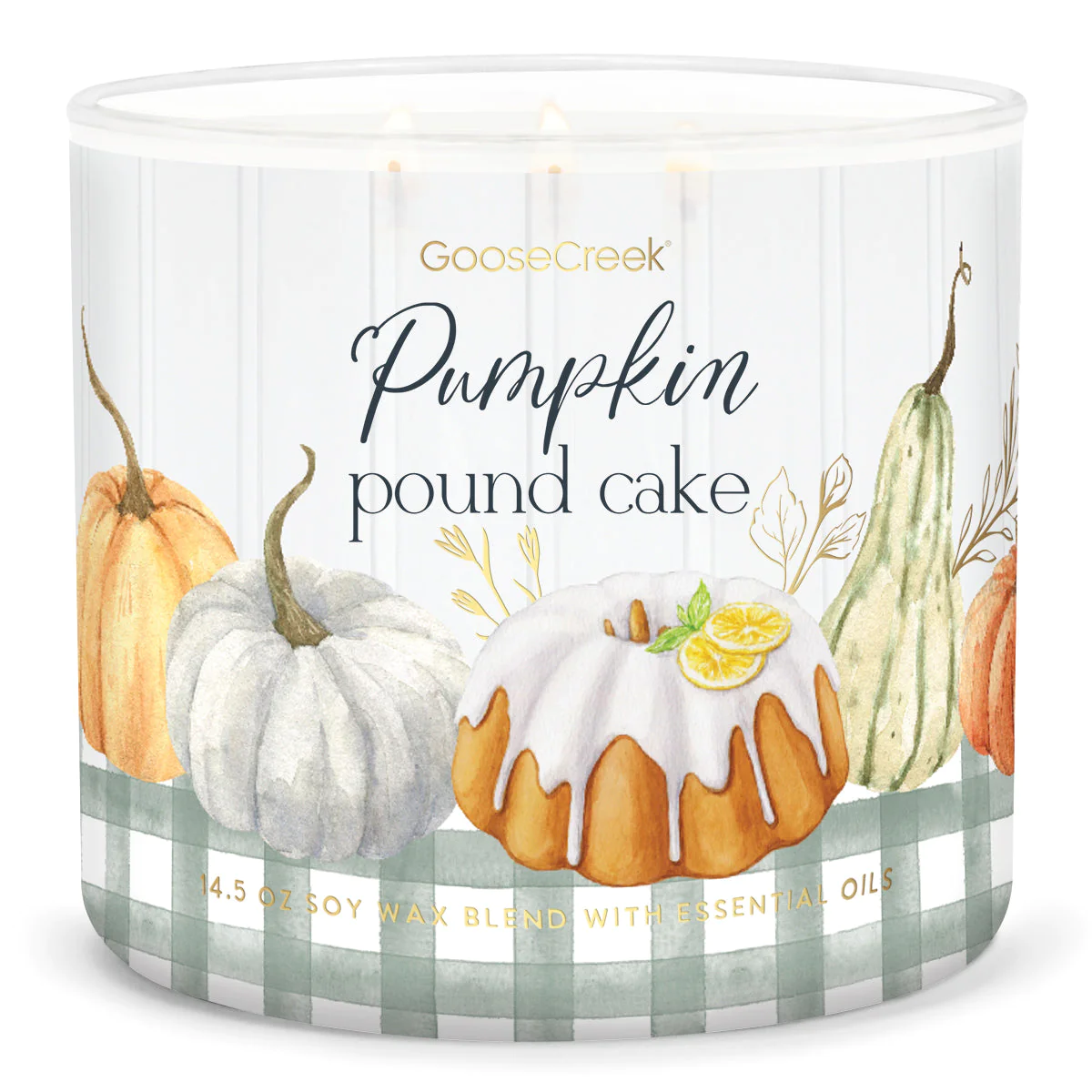 Goose Creek świeca sojowa 3 knoty Pumpkin Pound Cake