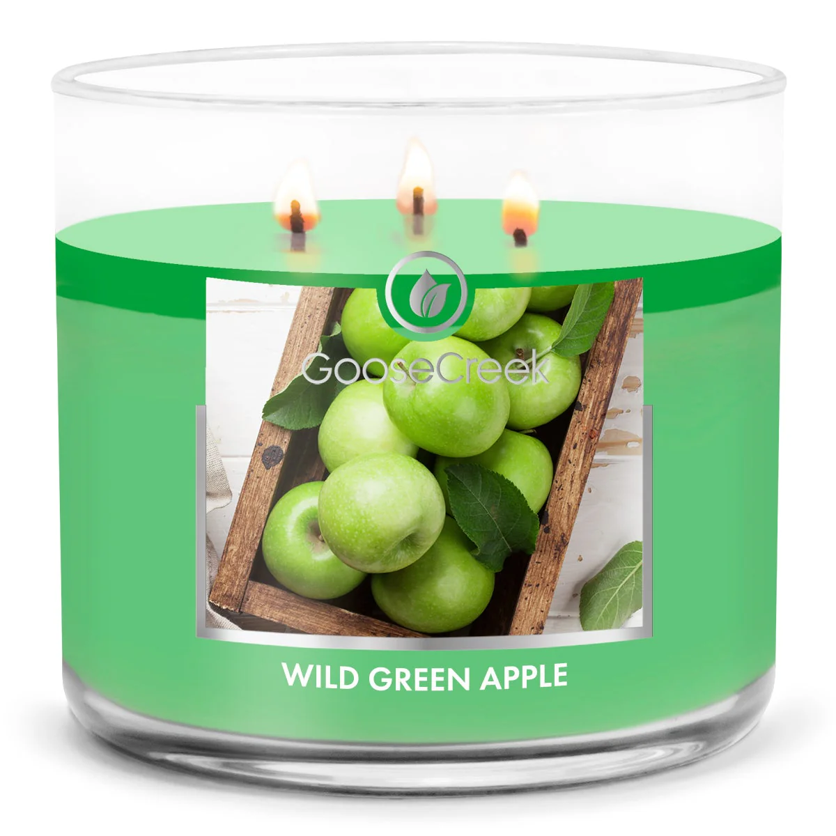 Goose Creek świeca sojowa 3 knoty Wild Green Apple