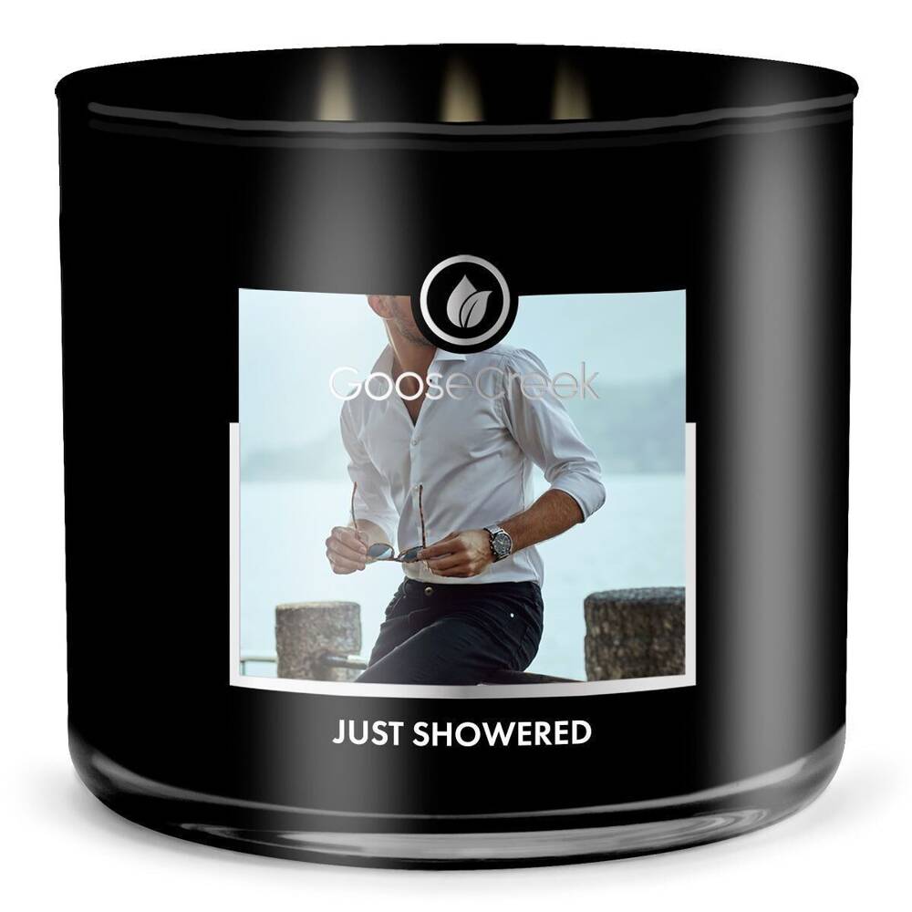 Goose Creek świeca sojowa FOR MEN Just Showered