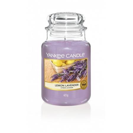 Yankee Candle Lemon Lavender duża świeca zpachowa 623g