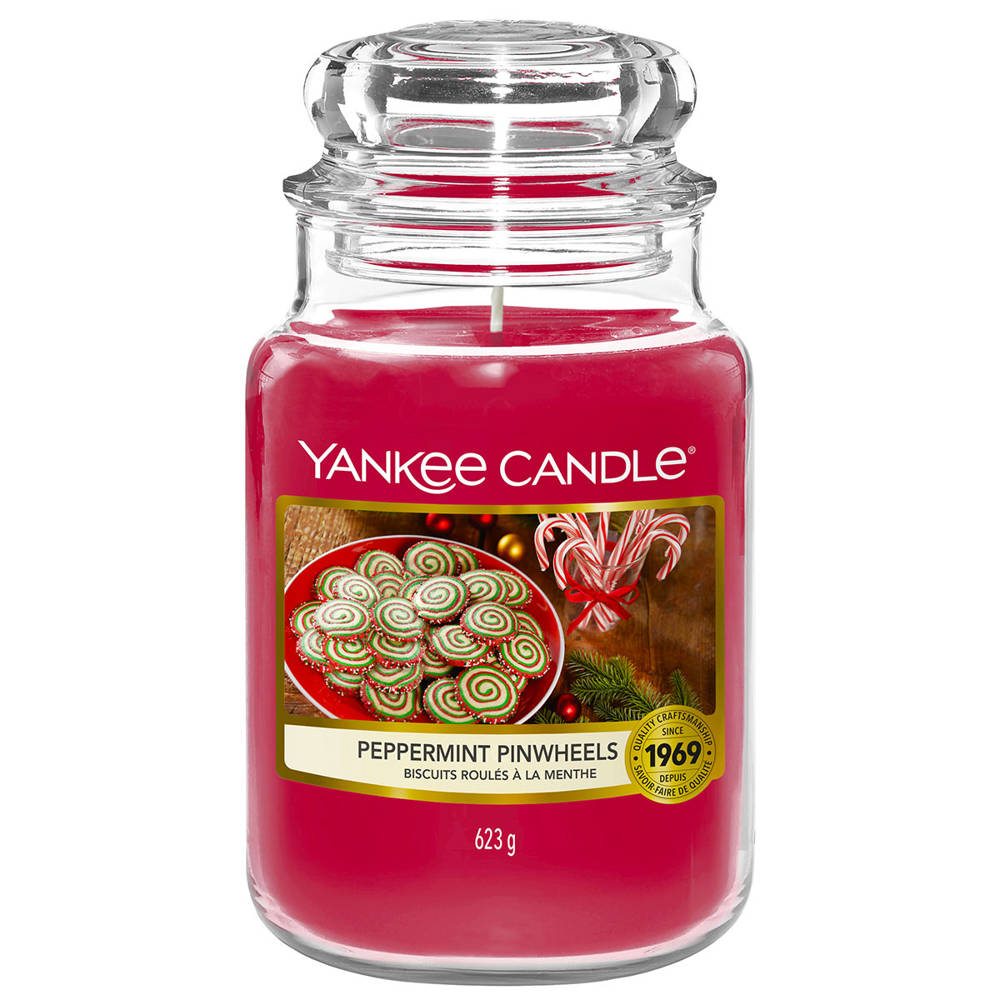 Yankee Candle Słoik duży Peppermint Pinwheels